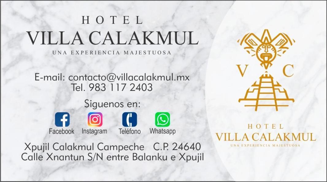 Hotel Villa Calakmul Xpujil Exteriör bild